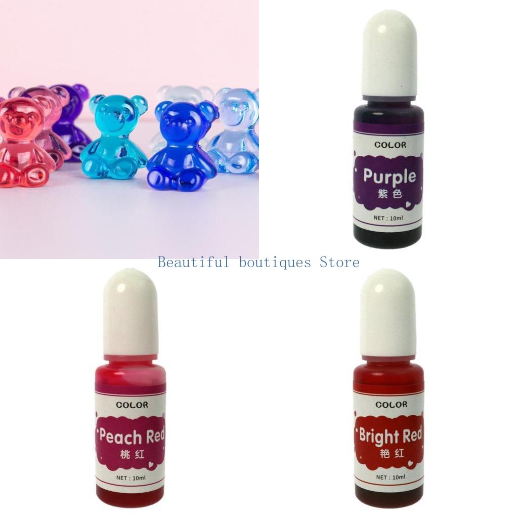 Resin Dye Alcohol - U4LF 30 สีศิลปะหมึกแอลกอฮอล์เรซิ่นเม็ดสีชุดเรซิ่นเหลวสีหมึกสี Diffusion สำหรับเรซิน UV