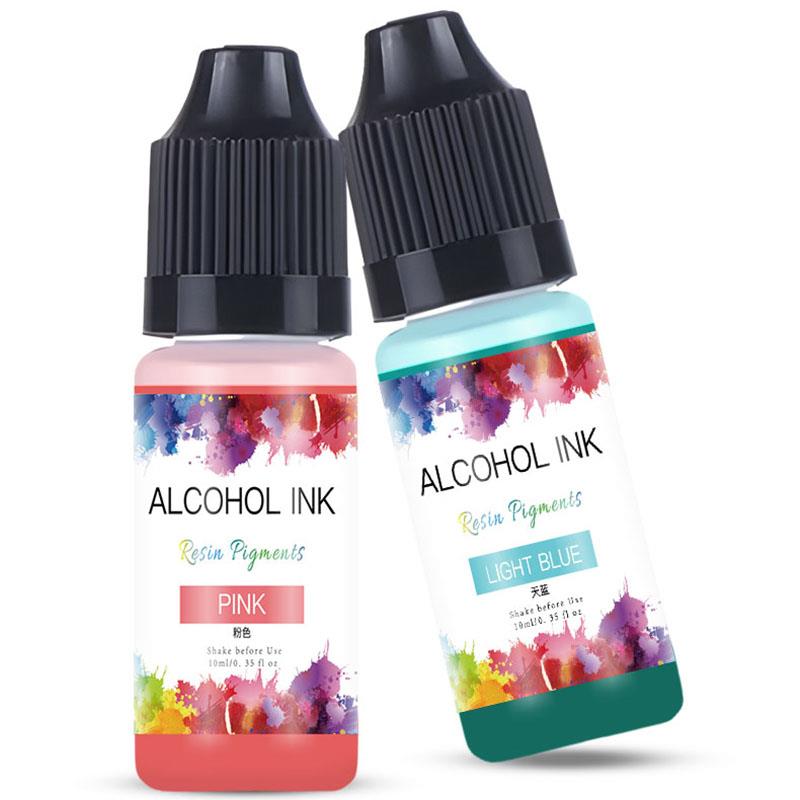 10มล./ขวด22สีแอลกอฮอล์หมึกอีพ็ - Resin Dye Alcohol บทวิจารณ์และราคา