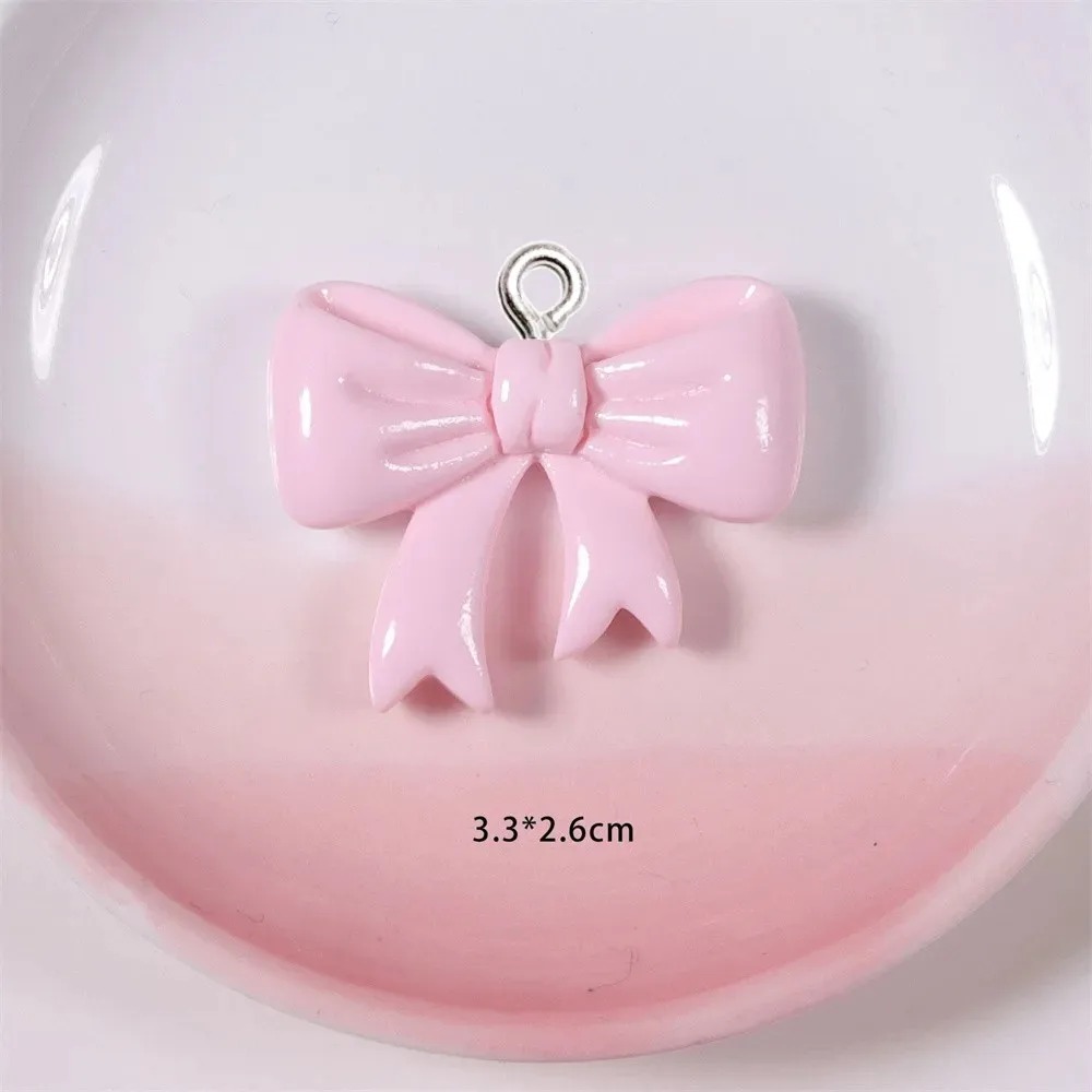 10 ชิ้น ชาร์มเรซิ่นรูปโบว์สีลู - Resin Craft Projects บทวิจารณ์และราคา