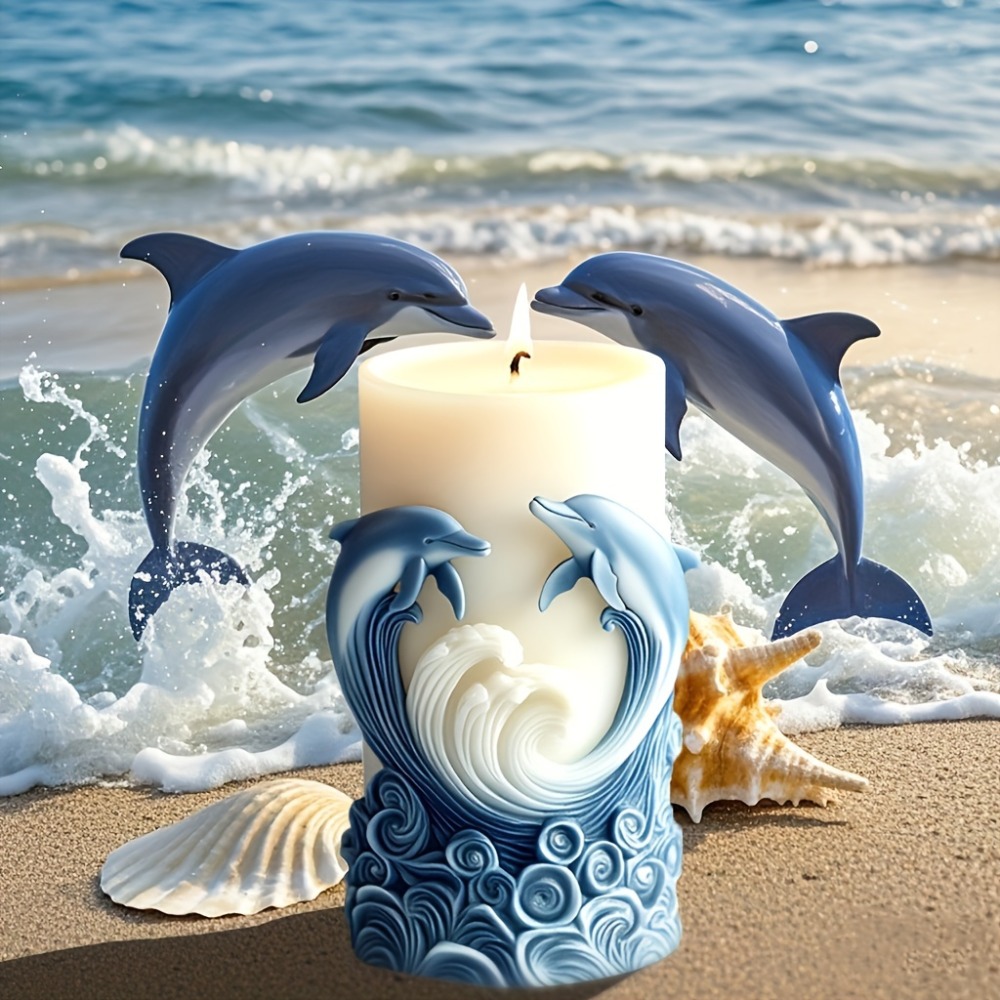 Ocean Theme ซิลิโคนเทียนแม่พิม - Resin Ocean Wave Mold บทวิจารณ์และราคา