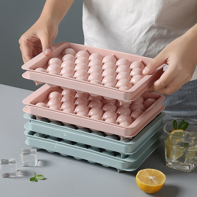 3D รอบ Ice Cube ถาดพร้อมฝาปิดพ - Coaster Mold Round บทวิจารณ์และราคา