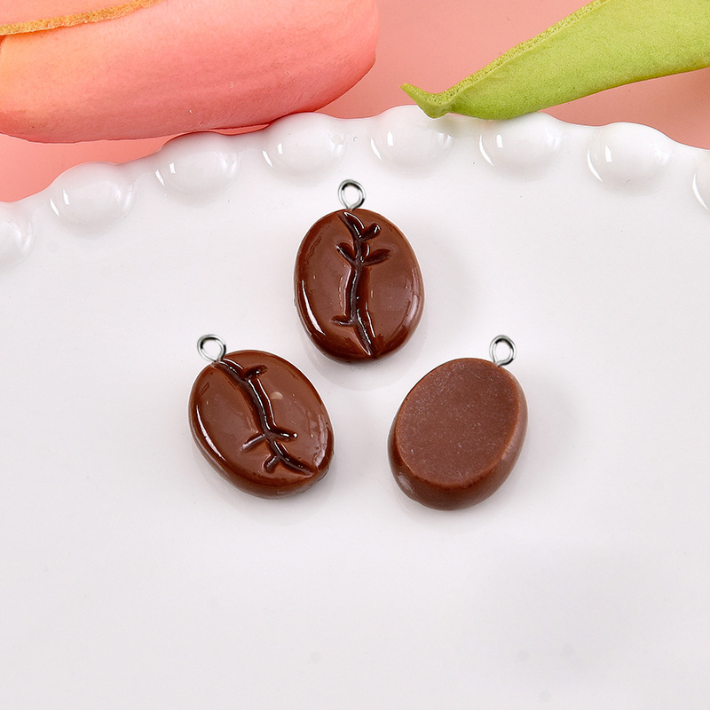 จี้เรซิ่นรูปเมล็ดกาแฟ 10 ชิ้น  - Resin Craft Projects บทวิจารณ์และราคา