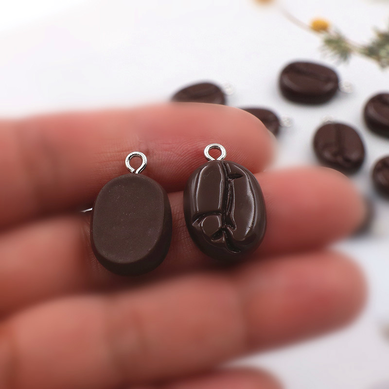 จี้เรซิ่นรูปเมล็ดกาแฟ 10 ชิ้น  - Resin Craft Projects บทวิจารณ์และราคา
