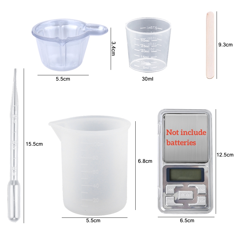 ชุดเรซินอีพ็อกซี่คริสตัลใสผสมง - Mixing Cup Silicone บทวิจารณ์และราคา
