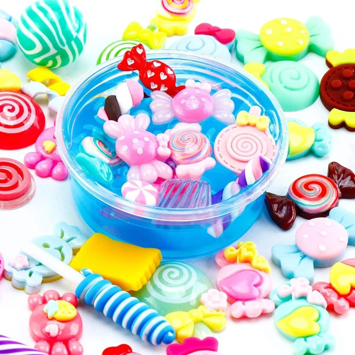 30pcs สุ่ม Candy Slime Charms  - Resin Craft Supplies บทวิจารณ์และราคา