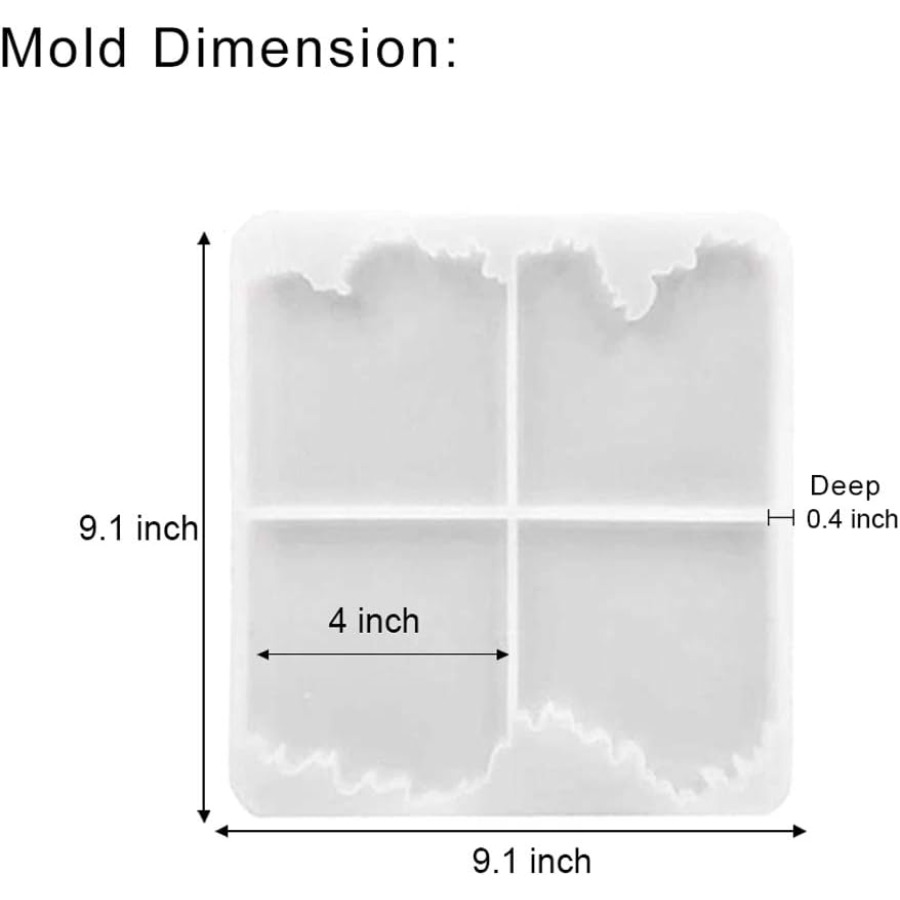 แม่พิมพ์ซิลิโคนรูปคลื่นทะเล, แ - Resin Ocean Wave Mold บทวิจารณ์และราคา