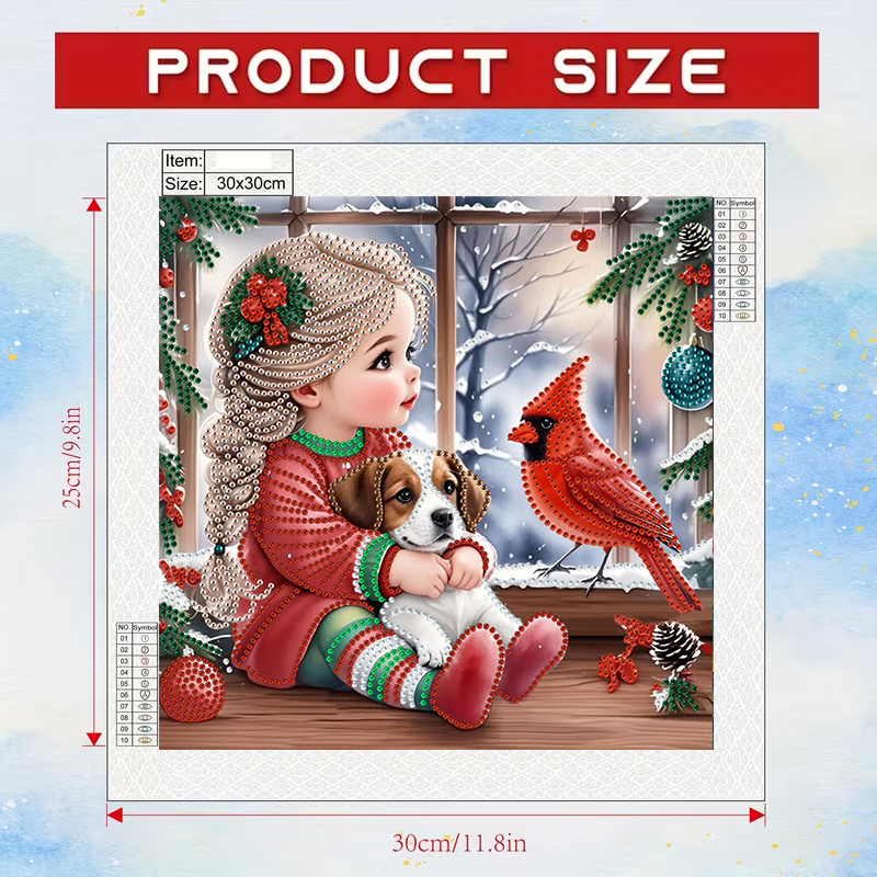 ชุดภาพเพชร DIY ลายสาวน้อยและสุ - Resin Craft Kit บทวิจารณ์และราคา