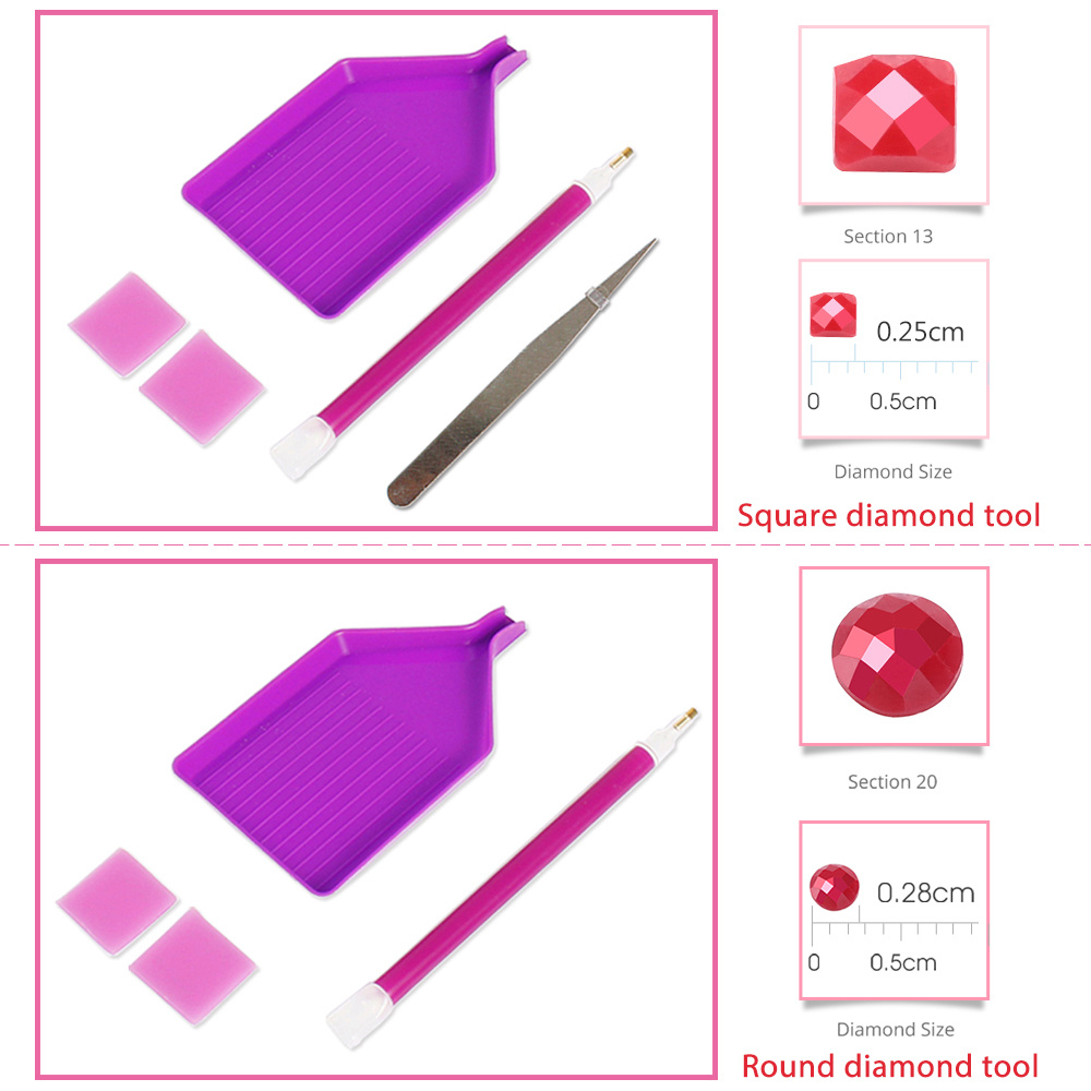 Momoart 5D DIY เพชรโมเสค Old M - Resin Craft Kit บทวิจารณ์และราคา