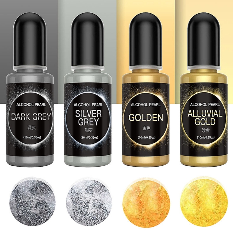 หมึกแอลกอฮอล์Blooming Inkหยดหม - Resin Dye Alcohol บทวิจารณ์และราคา